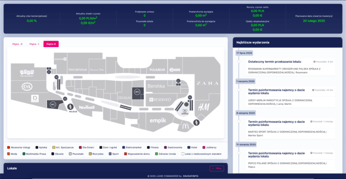 LEASE COMMANDER screen 1