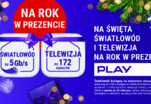 Play rozdaje prezenty na święta