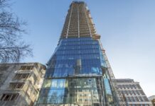 Warszawski The Bridge osiągnął 40 pięter i 160 m wysokości