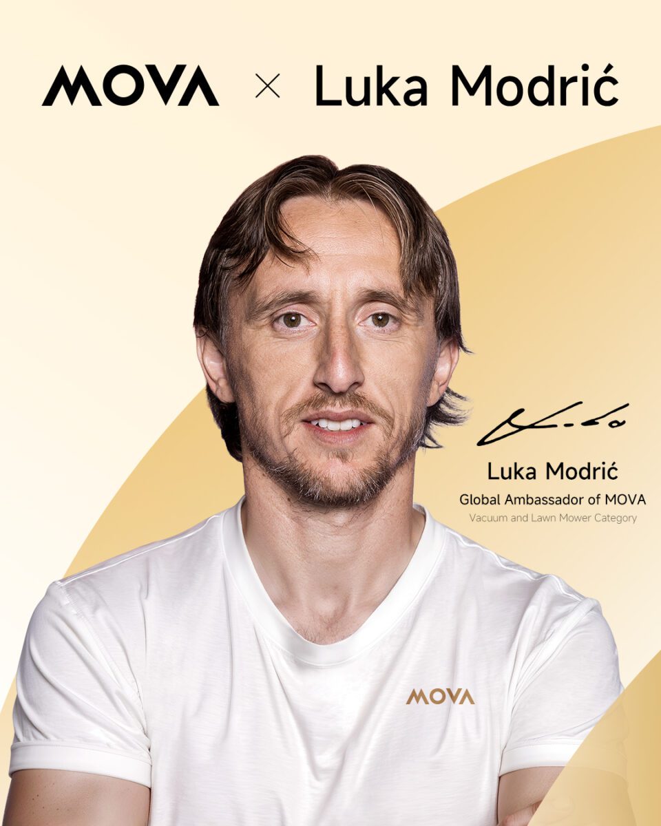 Luka Modrić dołącza do MOVA jako globalny ambasador marki