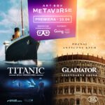 Titanic oraz Gladiator w Art Box Metaverse