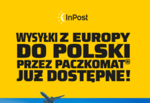 Paczki z Europy do polskiej maszyny Paczkomat® poprzez aplikację InPost Mobile