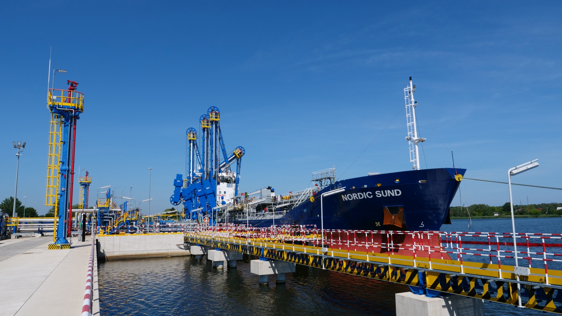 ORLEN uruchomił Morski Terminal Przeładunkowy na Martwej Wiśle w Gdańsku